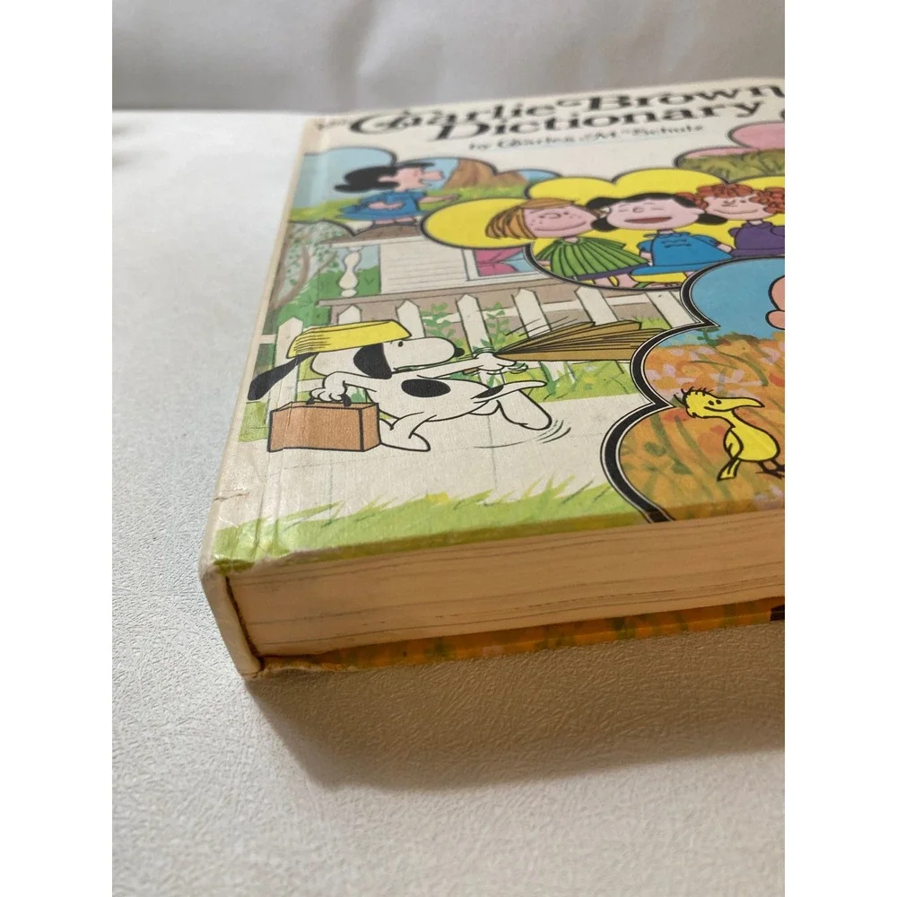 The Charlie Brown Dictionary Charles M Schulz 1973 Vintage Peanuts Hardcover